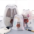 thumbnail image 2 of Bolsa de embalaje de cuerda transparente con cordón huangjie unisex, 2 of 2