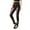 Black, variant on Patlollav Womens Fashion Elastic Imitation Denim Print Leggings With Yoga Sport Elastic Pants