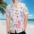 thumbnail image 5 of High Quality Hawaiian Shirts for Men Short Sleeve Aloha Beach Shirt Floral Summer Casual Button Down Shirts Blouses 7B59AU, 5 of 7