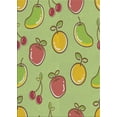thumbnail image 1 of Ahgly Company Indoor Rectangle Patterned Green Novelty Area Rugs, 7' x 10', 1 of 6