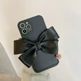 thumbnail image 4 of For  13 Case Bow Knot Candy Color Neck Lanyard Shoulder Strap Soft TPU Cover for  13, 4 of 7