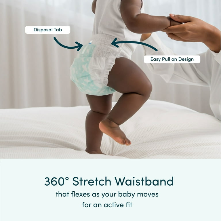 Rascals Premium 360 Absorbent Pull-On Diapers, Size 6, 44 Count