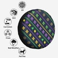 thumbnail image 6 of Kdxio Mardi Gras Strings of Beads for Tire Cover Wheel Protectors Tyre Covers Weatherproof Wheel Covers Universal Fit for Trailer Rv SUV Truck Camper Travel Trailers 15 inch, 6 of 8