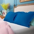 thumbnail image 3 of Ntbay 2 Pack Double Brushed Microfiber Standard Pillow Shams with 2" Flange, Wrinkle, Fade, Stain Resistant Sham, 20"x26", Royal Blue, 3 of 5