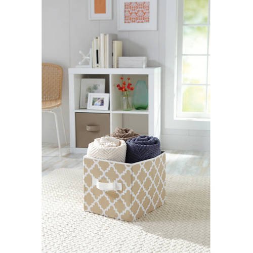 Better Homes and Gardens Collapsible Fabric Storage Cube, Set of 2