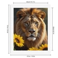 thumbnail image 2 of Paint by Numbers Kit for Adults, Lion Sunflowers Majestic Portrait Paint by Numbers, Easy Paint by Numbers Kit for Adults Beginner, DIY Adult Paint by Number Kits on Canvas, Home Decor, 2 of 7