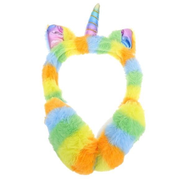 FOMIYES Earmuff Rainbow Folding Design Ear Cover 1Pcs 11x5.9in