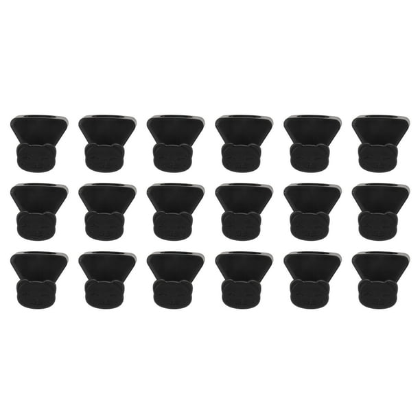 18 piezas de ganchos conectores para perchas de ropa, ahorradores de espacio, resistentes, extensores para perchas de armario, estilo de dibujos animados.