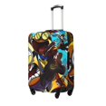 thumbnail image 2 of Cute Anime Cartoon Minions Travel Suitcase Protective Cover Trunk Case Washable Elastic Luggage Cover Fits X-Large Suitcase Protector Baggage With Concealed Zipper Gifts, 2 of 5