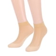 thumbnail image 2 of LAVA 12 Pairs Womens Ankle High Sheer Socks Elastic Silky Nylon Short Stockings with Anti-Slip Cotton Sole Skin, 2 of 10