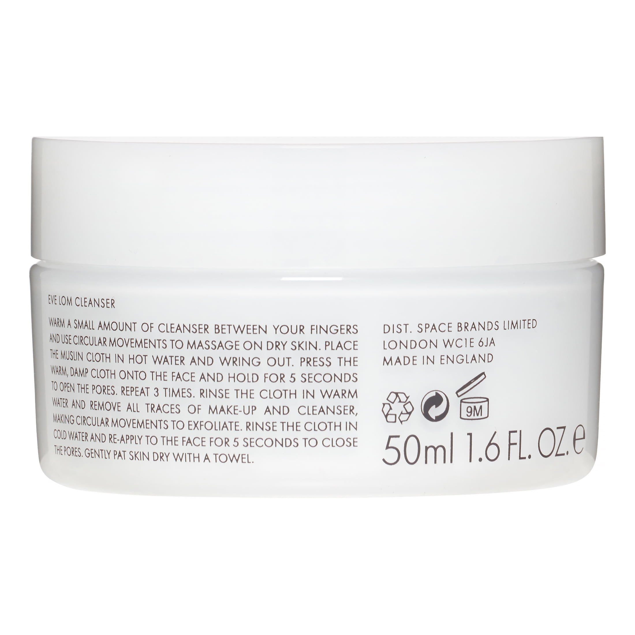 ($80 Value) Eve Lom Cleanser, Face Wash for All Skin Types, 1.6 Oz