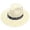 Beige, variant on Mens Lightweight Straw Fedora Panama Hat Western Denim Curved Top Hat Woolen Big Brimmed Autumn Winter Style British Jazz Sun Hat White One Size