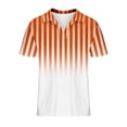 thumbnail image 4 of Mens Short Sleeve Golf Shirts Pullover Button Collared Tshirts Shirt Casual Color Block Breathable Going-Out Athletic Workout Tees Tops, 4 of 4