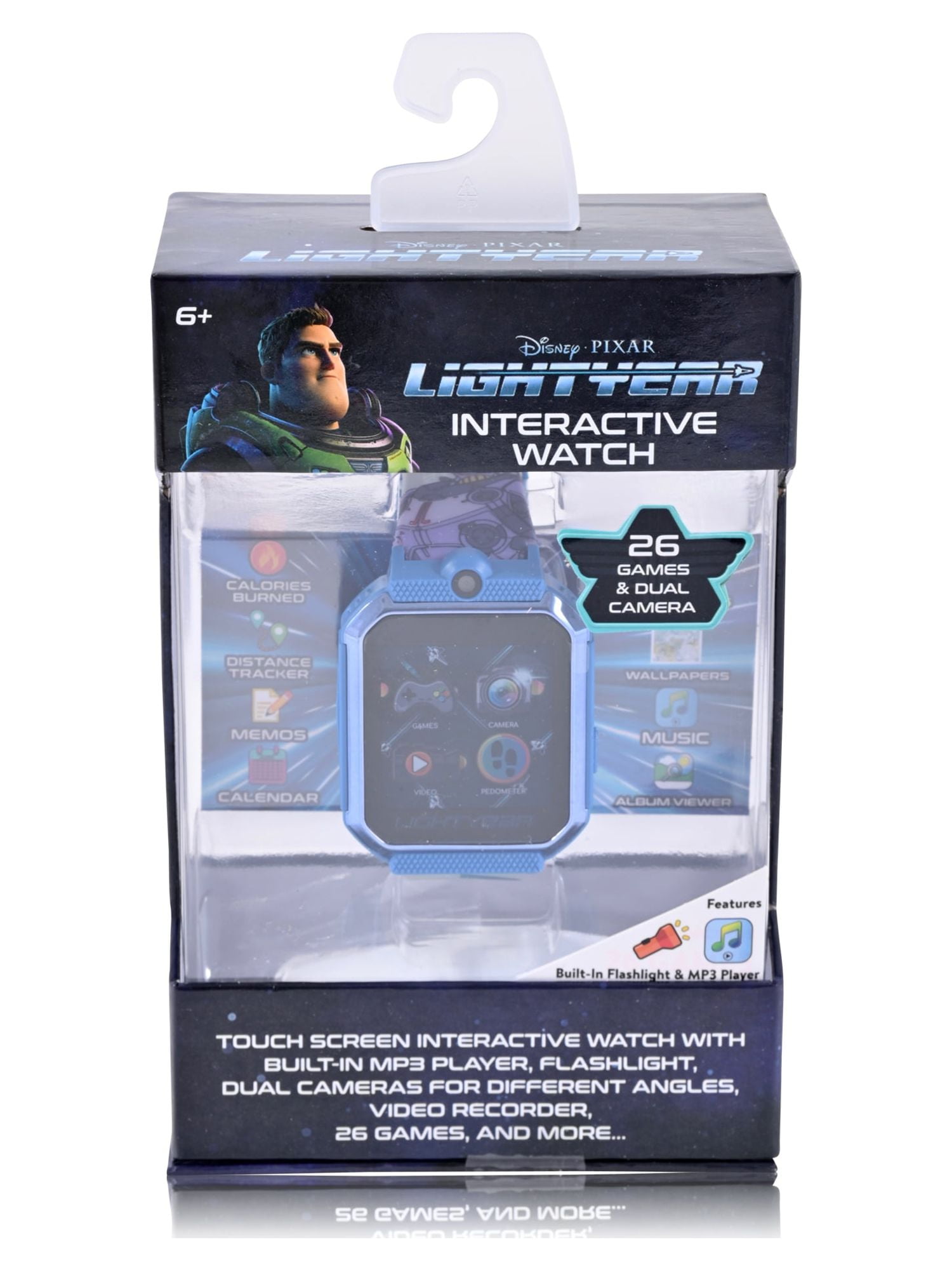 Disney Pixar Toy Story Unisex Child iTime Interactive Smartwatch 40mm in Multicolor (LTY4033WM)