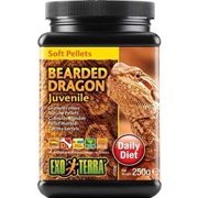 Angle View: Exo Terra Soft Pellets Juvenile Bearded Dragon Food 8.8oz