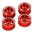 thumbnail image 3 of de Llantas de Rueda de Actualización de Metal de 20 Mm para 1:28 P939 K969 K989 RC Car rojo, 3 of 4