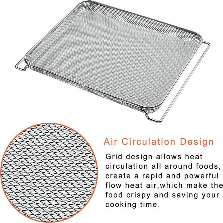 Replacement Air Fry Basket for Ninja Foodi DT251 DT201 DT200 Oven,Stainless  Steel Oven Accessories 