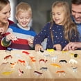 thumbnail image 4 of Lomimos 60 Piezas Mini Figuras de Animales Juego de Juguetes Figuras de Animales Realistas en Miniatura Surtidas Modelo Decoración de Pasteles para niños Cumpleaños Navidad Fiesta de Aprendizaje Educa, 4 of 5