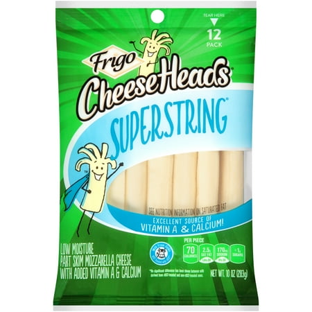 Frigo Cheese Heads Mozzarella String Cheese 10 Oz., 12 ...