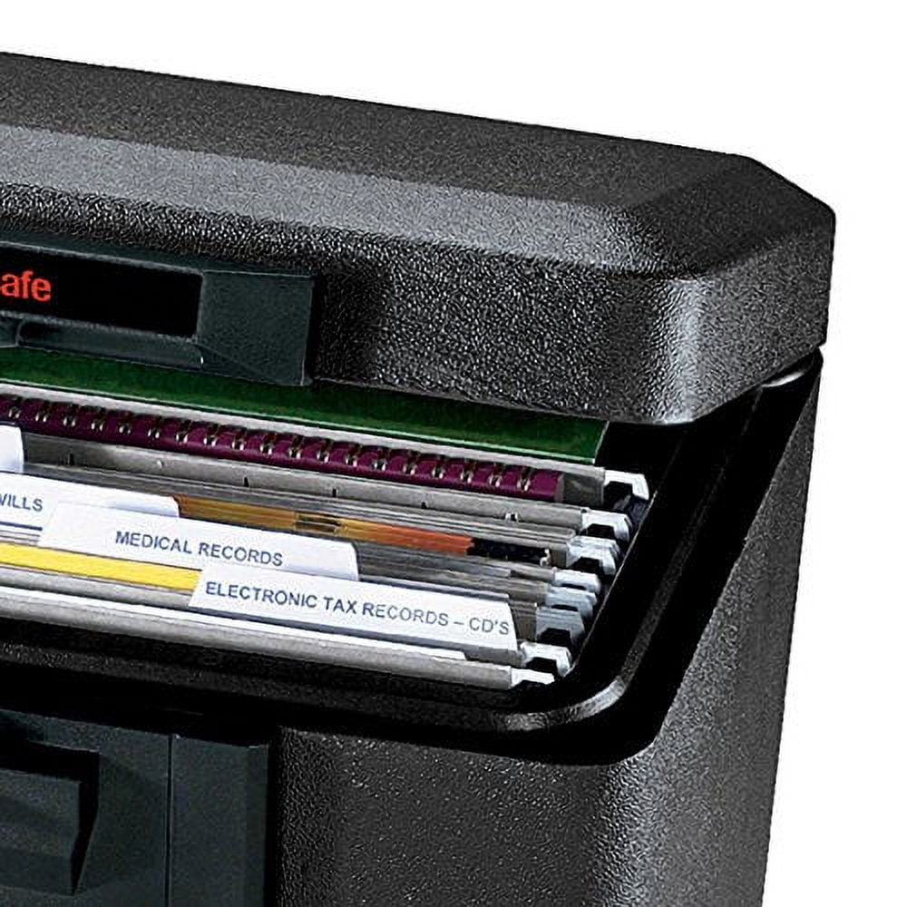 (3 pack) SentrySafe 1170 Fire-Resistant Box Safe with Key Lock, 0.61 Cu. ft., Black