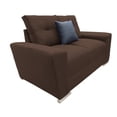 thumbnail image 3 of Love seat El Bazar Store Suecia Lino Chocolate 2 plazas, Modular, Moderno, Sala, Sofa, 3 of 4