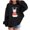 Black, variant on BaoFuBaoMei Hoodie for Boys Girls Pullover Christmas Solid Color Long Cuffed Sleeve Sweatshirt Tops Fleece Lined Loose Hooded Fall Clothes for Christmas Dinner Vacation Holiday