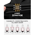 thumbnail image 3 of Little Donkey Andy Men's Lightweight Softshell Jacket Windbreaker for Running Travel Hiking, Windproof, Water-resistant (Black S), 3 of 7