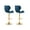 Navy, variant on Guyou Adjustable Swivel Bar Stools Set of 2, Modern Velvet Counter Height Chairs with Backrest and Footrest for Kitchen Island Bar Restaurant, Cream