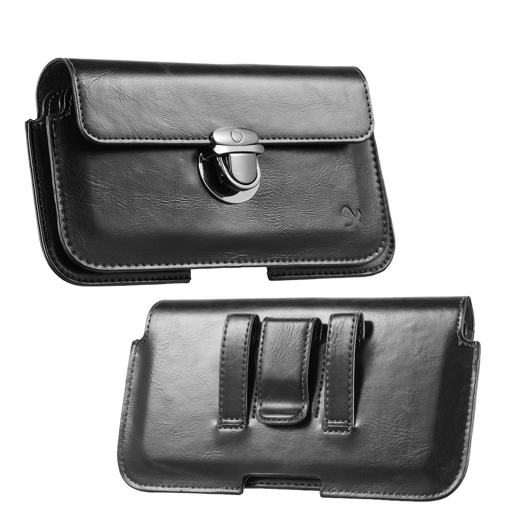 Belt Loop Pouch Faux Leather Case for Nokia Samsung Sony LG HTC iPhone Mobile 