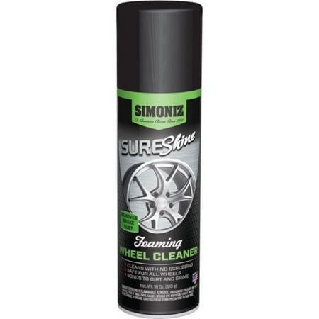 Simoniz Sure Shine 18oz Aerosol Foaming Wheel Cleaner 01683