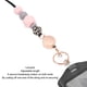 thumbnail image 4 of Lanyard De Maestra Retráctil, Lindo Titular De Insignias Con Cuentas De Silicona, Tarjetas De Insignias De Identificación Separatoria Y Titular De Llaves Con Carrete Y Llavero,, 4 of 7