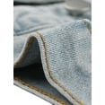 thumbnail image 5 of Chaqueta Corta Informal Allegra K Mujer Vaquera Azul gris claro L, 5 of 5