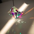 thumbnail image 3 of Vacemry Under $5 Crystal Suncatcher Window Decor, Prism Light Catcher Hanging Ornament, Rainbow Light Reflective Window Hanging, Colorful Window Display Piece, 3 of 6