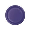 9 inch Round Paper Dinner Plates Purple - Pack of 24,4 Packs