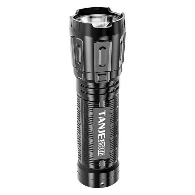 Mini linterna portátil Zulema USB recargable de mano Antorcha Luz de bolsillo Reflector para pesca
