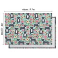 thumbnail image 6 of Cute Pitbull Terriers Dog and Flowers Summer Placemats Table Placemats Set Of 4-Linen Kitchen Washable Placemats Table Mats 11.8"x17.7"Non-Slip Heat Resistant, 6 of 6