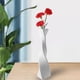 thumbnail image 1 of Jarrón de flores secas nórdicas, decoración de mesa, centros de mesa, maceta, arreglo floral, maceta para boda, , estantería, hogar, Blanco Soledad florero moderno, 1 of 10