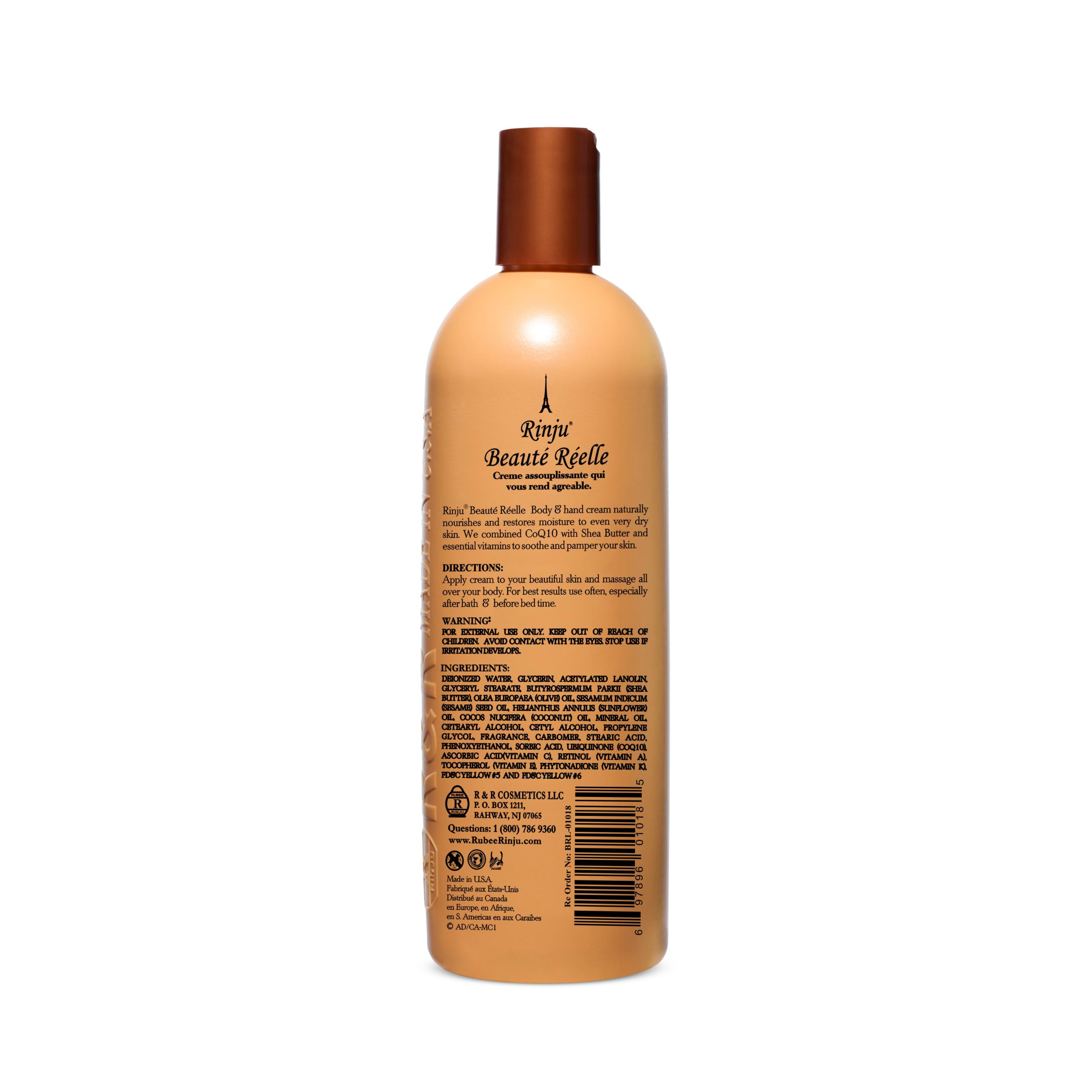 Rubee, Pierre La Touche & Rinju Beaute Reelle Lotion 16 oz