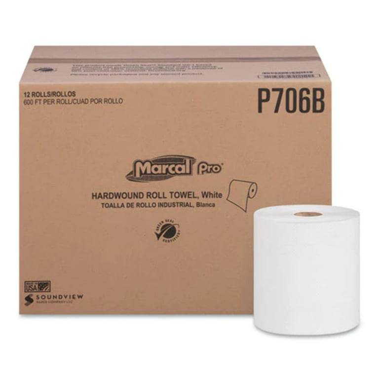 100% Recycled Hardwound Roll Paper Towels, 1-Ply, 7.88 100% Recycled Hardwound Roll Paper Towels, 1-Ply, 7.88