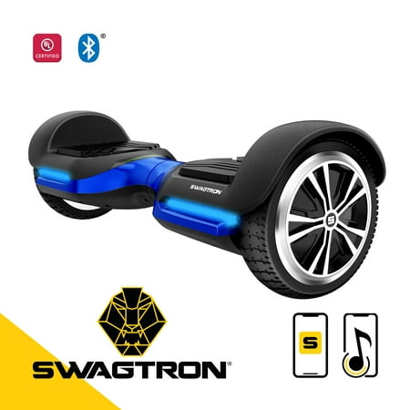 SWAGTRON Swagboard Vibe Hoverboard with Bluetooth Speakers - Self Balancing Scooter with LED (Best Hoverboard Cyber Monday Deals)