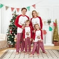 thumbnail image 3 of Yaguyuly Conjuntos de pijamas de Navidad para familia a juego, pijamas de Navidad, ropa de dormir para Navidad, fiesta de Navidad, 3 of 3