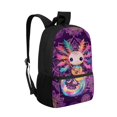 thumbnail image 2 of Uourmeti Salamander Pattern Durable School Backpack, 17 Inchs Adjustable Comfort Straps Student Bookbag Universal Matching Large Capacity Backpack for Teen, 2 of 6