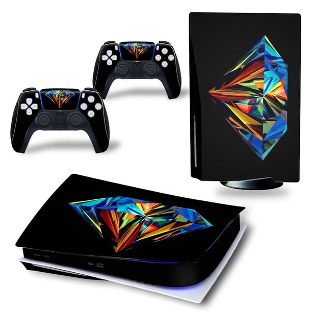 Adecuado Para Ps5 Versión De Unidad Óptica Máquina Consola De Juegos Etiqueta Engomada Del Cuerpo Serie Negra (6 #) Noticed EL007872-00