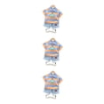 thumbnail image 1 of Minnieouse Conjunto de pantalones y camisa con estampado de rayas para niños adorables, conjunto de pantalones cortos para niños y niñas, Type1 NO1, 1 of 6
