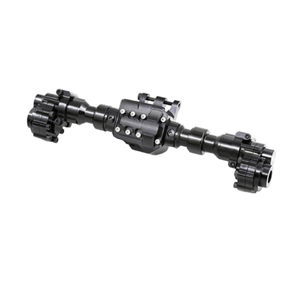 Eje RC de alta resistencia, pieza de actualización fácil de instalar, accesorio RC de repuesto, pieza de coche RC para piezas de trepador de control r Eje trasero negro