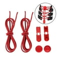 thumbnail image 4 of Elastic Lock Shoe Running Shoe Trainer  Red, 4 of 8