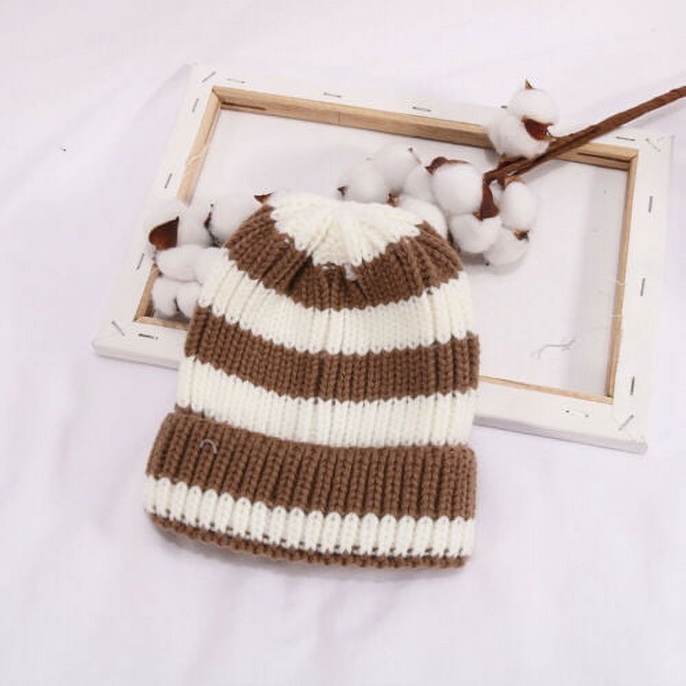 Lovely Kids Girls Boys Winter Warm Knitted Crochet Beanie Hat Beret Cap Fashion - image 2 of 4