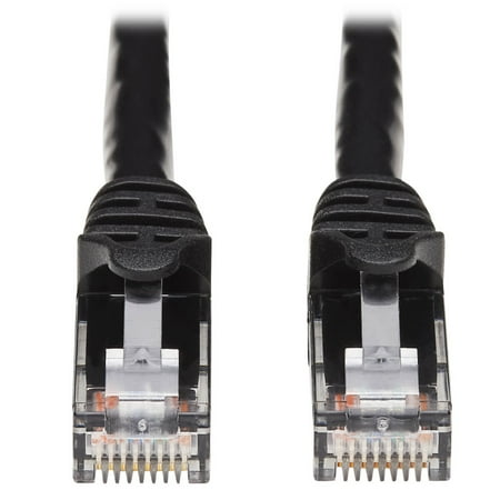 UPC: 0037332187734 | TRIPP LITE N261-003-BK 3 ft. Cat 6A Black Augmented Cat6 (Cat6a) Snagless 10G Certified Patch Cable (RJ45 M/M) – Black
