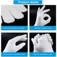 thumbnail image 4 of Guantes de algodón HMNYSOL humectantes para manos secas y eccema, 10 unidades, 4 of 7