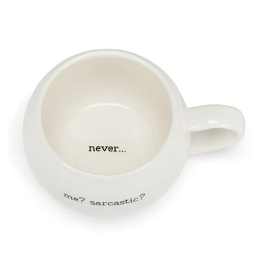 Set of 4 Me? Sarcastic? Ball Mug